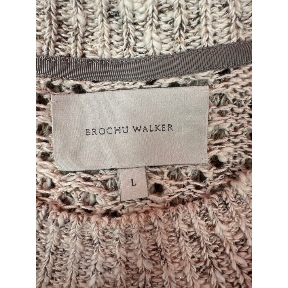 Brochu Walker The Sila Pullover In Larch Combo Relaxed Fit Knit Sweater Top Sz L - Picture 9 of 16